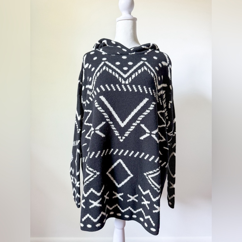 Reversible Vintage Knit Hoodie